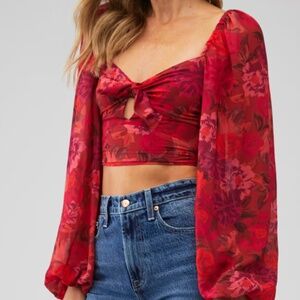 For Love and Lemons Trisha Crop Top